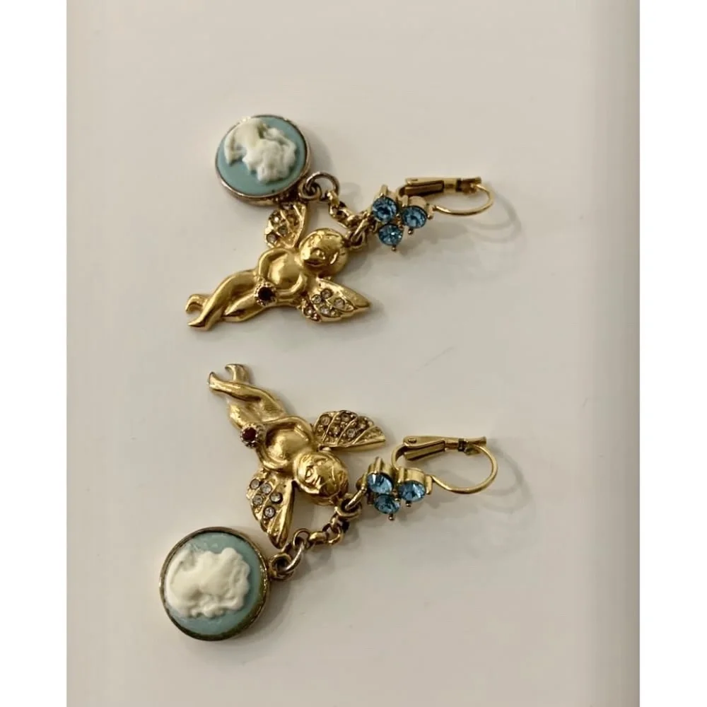 Dolce&Gabbana  cherubs with crystals earrings - Picture 4 of 10